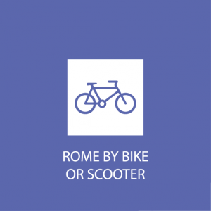 Rome by bike, rome by scooter