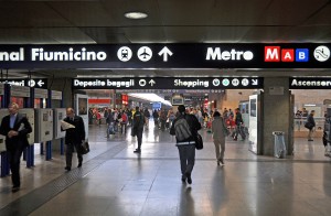 Rome airport Fiumicino